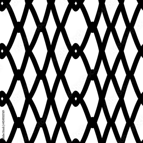 Decorative fishnet seamless pattern. Hand drawn texture great for a wide range of project such as fashion and textiles