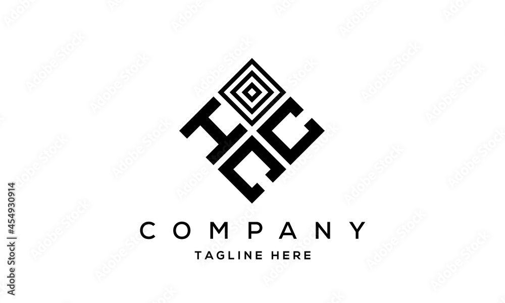 HCC square three latter logo vector HCC square three latter logo vector