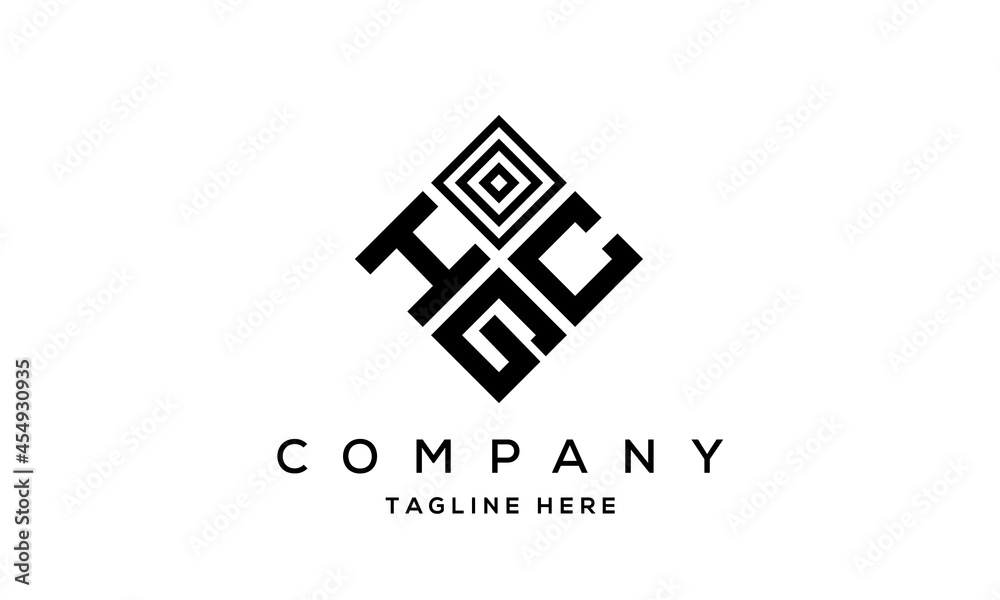 HCG square three latter logo vector HCG square three latter logo vector