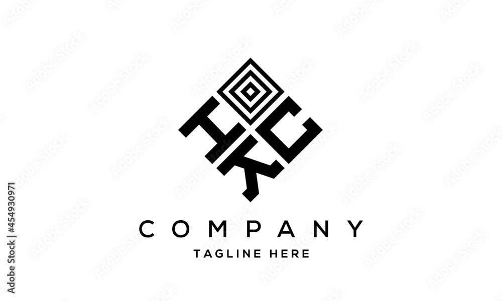 HCK square three latter logo vector HCK square three latter logo vector