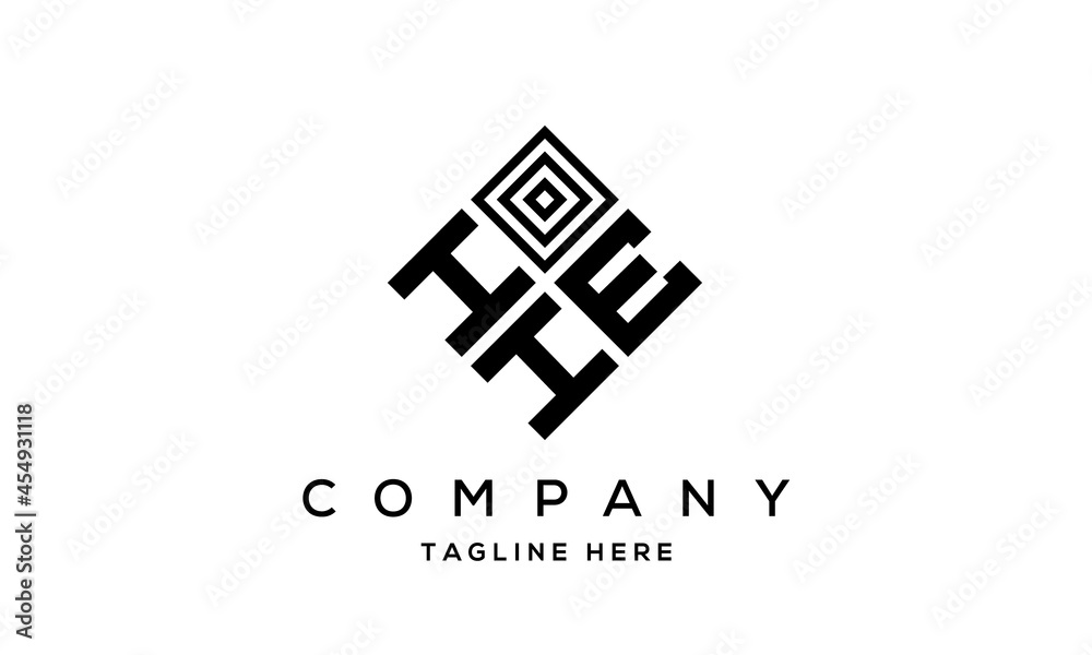 HEH square three latter logo vector HEH square three latter logo vector