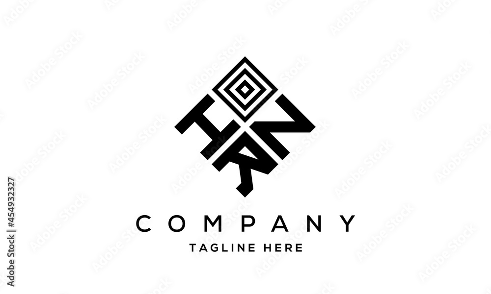 HNR square three latter logo vector HNR square three latter logo vector
