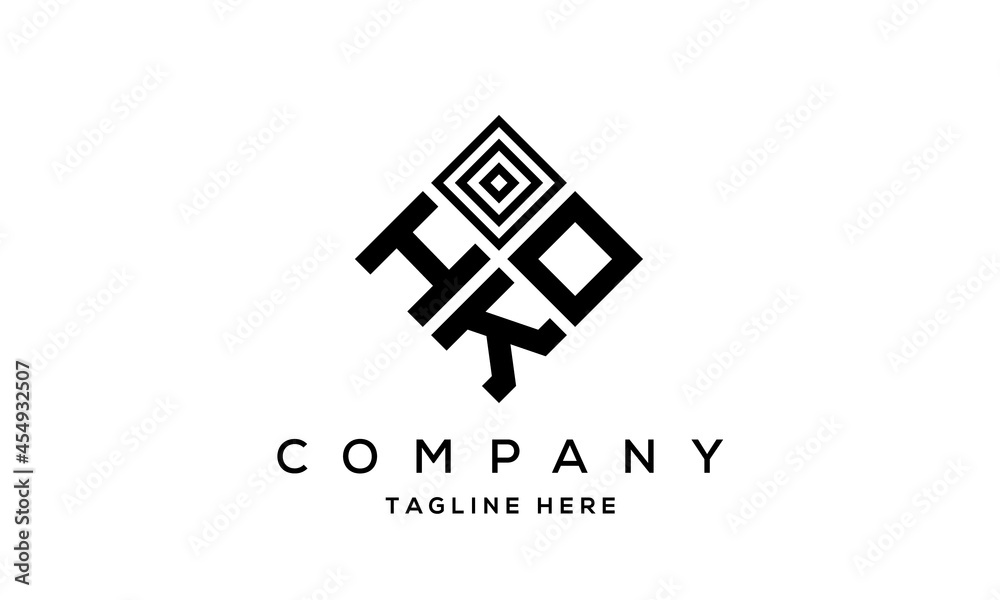 HOK square three latter logo vector HOK square three latter logo vector