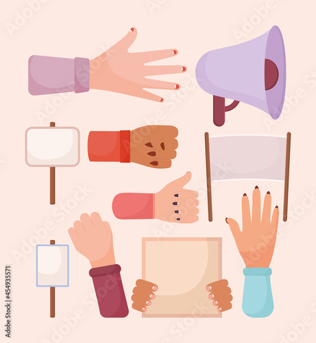 ten protest items