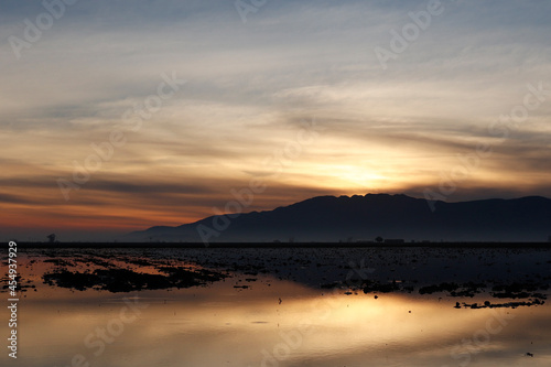 Puesta de sol Delta del Ebro  Catalunya