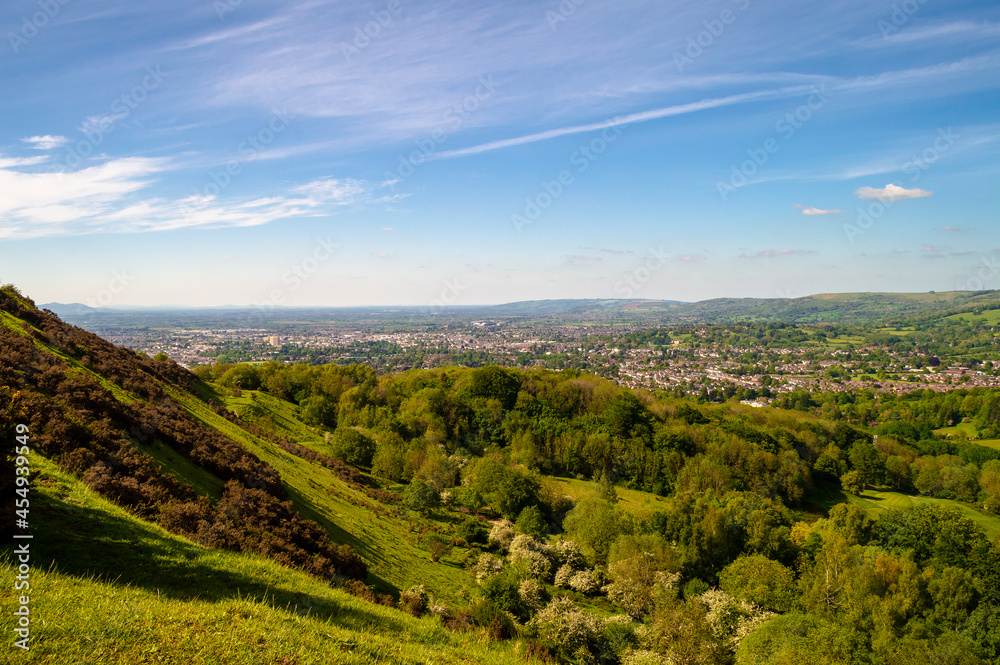 Scenic view of Cotswold.
