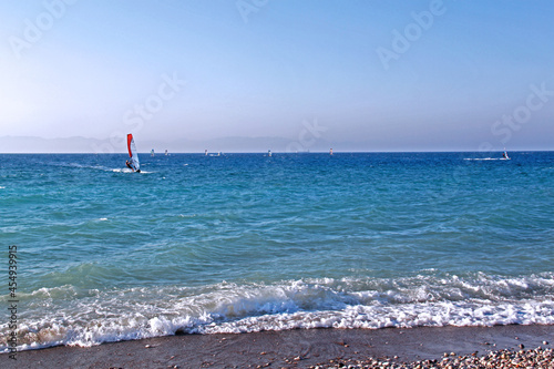 sailboat on the beach