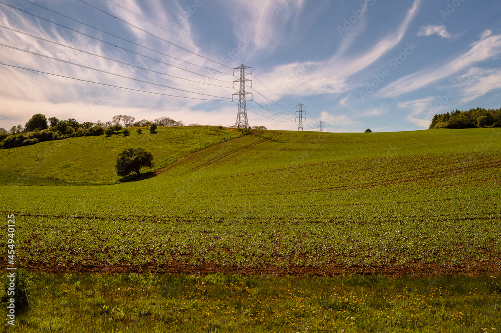 Scenic view of Cotswold.
Scenic view of Cotswold.