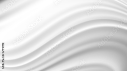 Fabric or cream waving vector illustration for background
