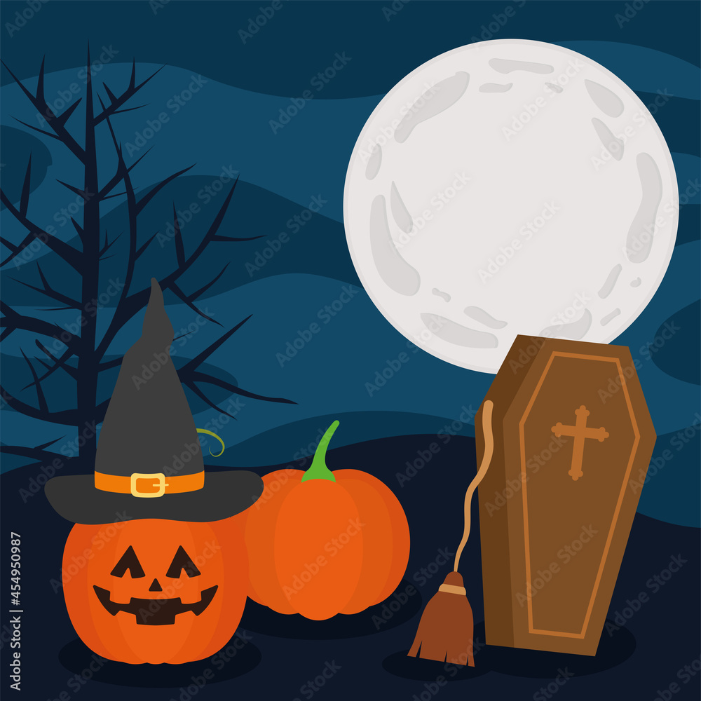 halloween cemetery design