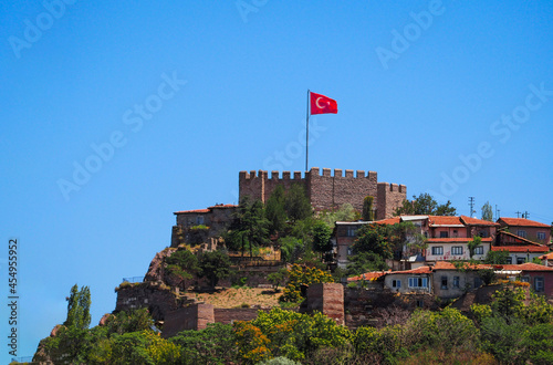 turkey ankara castle view on a sunny day photo