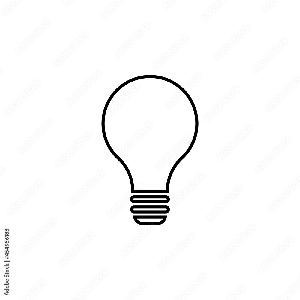 lightbulb icon, glow vector, light illustration lightbulb icon, glow vector, light illustration