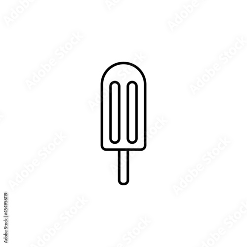 ice cream icon, sweet vector, dessert illustration