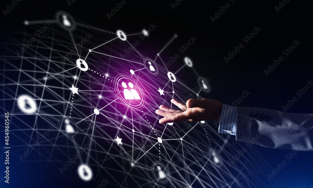 Presenting modern wireless technologies as means of communucation and networking on dark background Presenting modern wireless technologies as means of communucation and networking on dark background