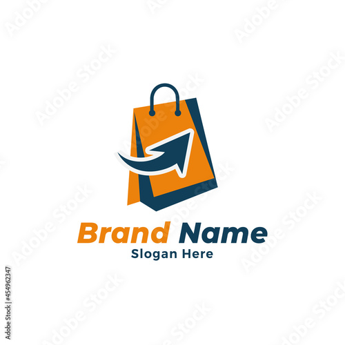shopping bag logo designs, shop bag logo i con