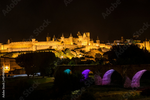 Carcassonne by night
