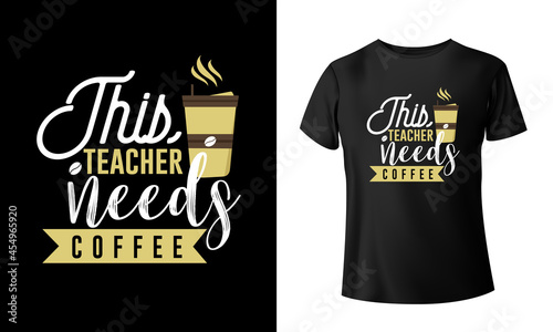 Coffee t shirts design, Hand drawn lettering phrase, Calligraphy t shirt design, coffee lovers t shirt design print ready Ai file, mug print.