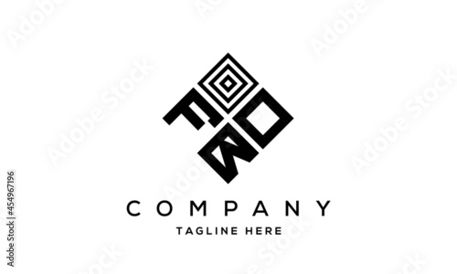  square FOB three latter logo vector