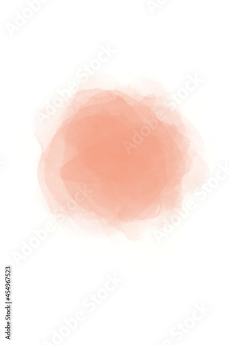 Pink watercolor abstraction on white paper. Grunge background. Retro, vintage background.