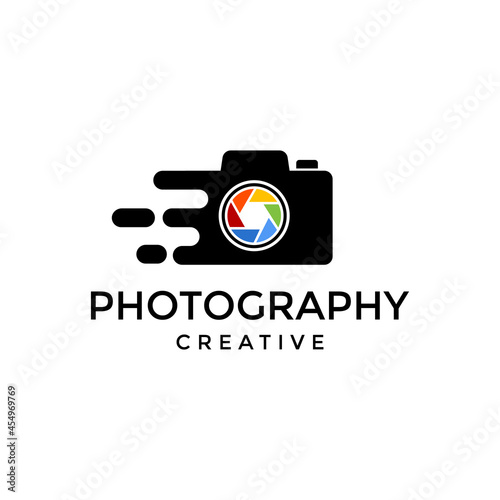 camera photography logo design vector, Photo studio logo inspiration.