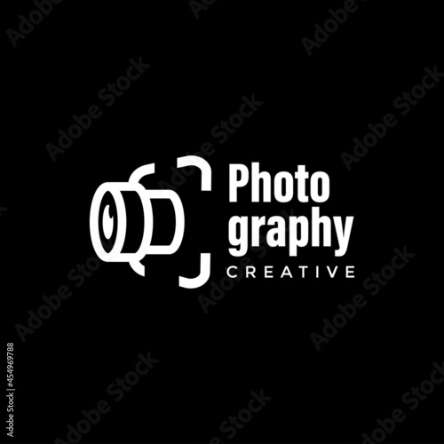 camera photography logo design vector, Photo studio logo inspiration.