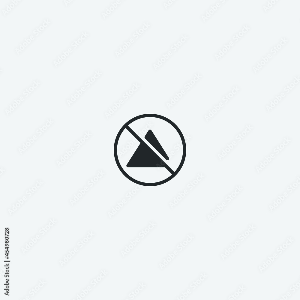 No bleaching vector icon illustration sign No bleaching vector icon illustration sign