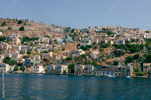 Fototapeta Naklejka Na Ścianę i Meble -  Traditional colorful Greece series - beautiful Symi island (near Rhodes) Dodecanese