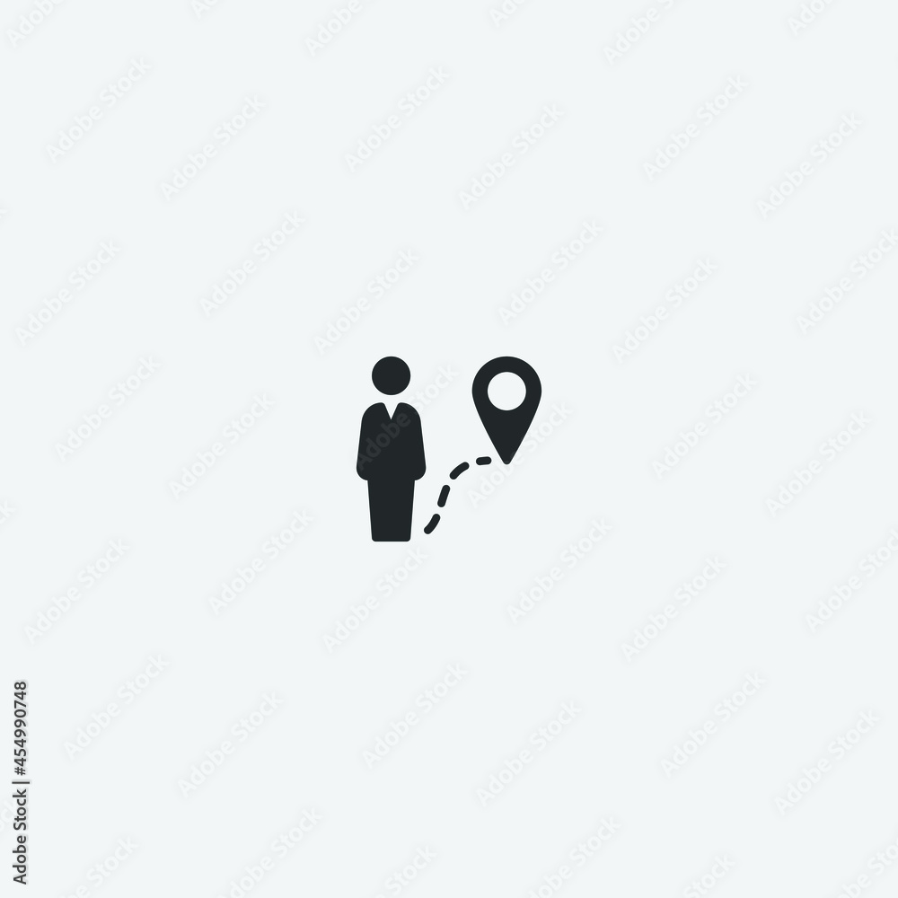 Location vector icon illustration sign Location vector icon illustration sign