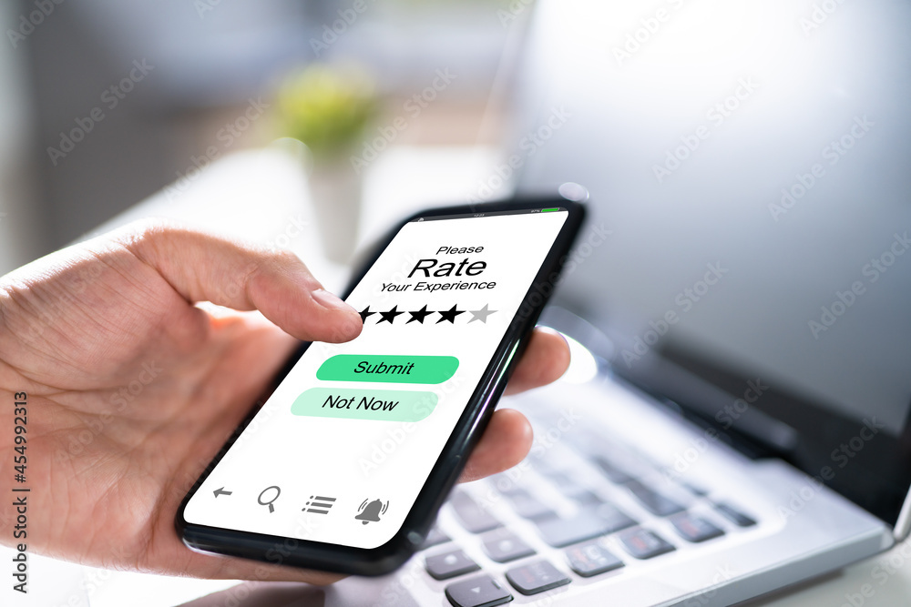 Adult Filling Online Survey Rating Questionnaire Adult Filling Online Survey Rating Questionnaire