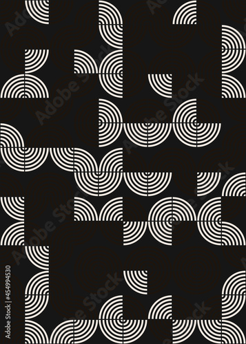 Wallpaper Mural Abstract Geometric Pattern generative computational art illustration Torontodigital.ca