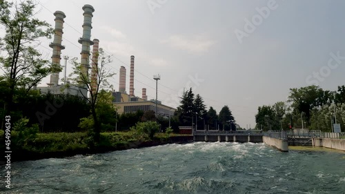 Landscape on the Turbigo Power Plant photo