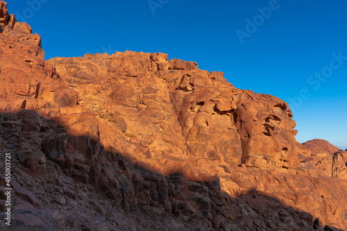 Sunrise over Mount Sinai, view from Mount Moses © ArturSniezhyn