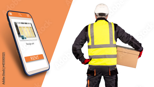 Courier logistic storage. L...