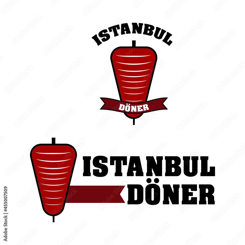 Vetor de Döner Logo, Dönerladen Logo, Logo Grafik do Stock | Adobe Stock