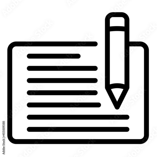 Writing Material icon
