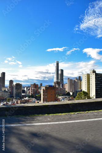 Paisaje urbano de la ciudad de Bogotá. 