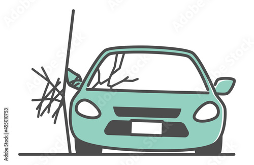 simple illustration of car accidents