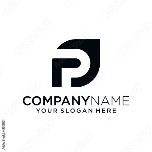Premium vector abstract modern DP letter logo design