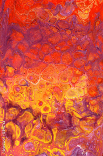 Lava fluid pour painting background