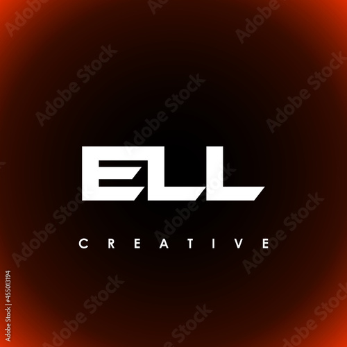 ELL Letter Initial Logo Design Template Vector Illustration