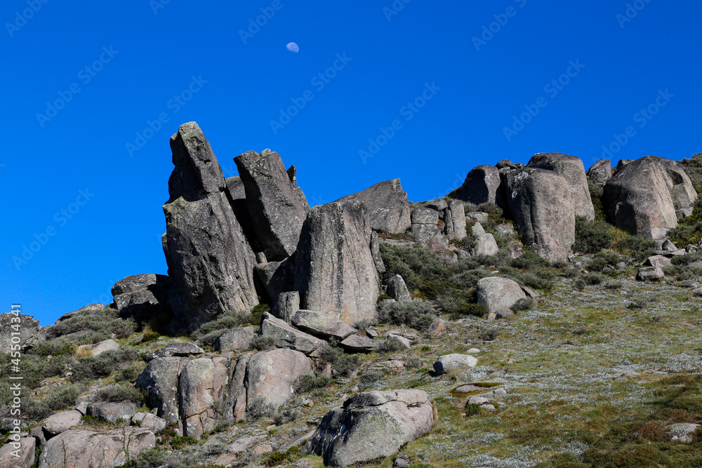 rocks and sky