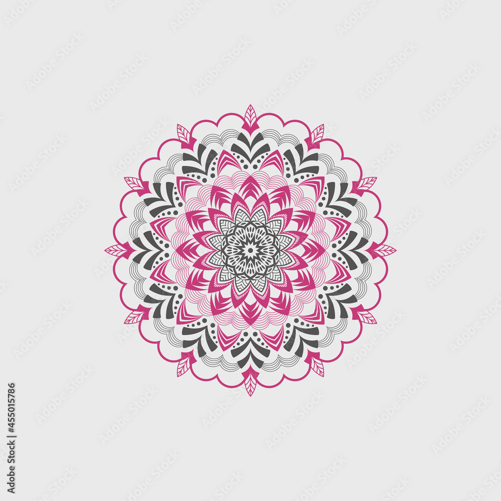 New flower Mandala Design, Circular pattern in form of mandala with lotus for Henna, Mehndi, tattoo, decoration New flower Mandala Design, Circular pattern in form of mandala with lotus for Henna, Mehndi, tattoo, decoration