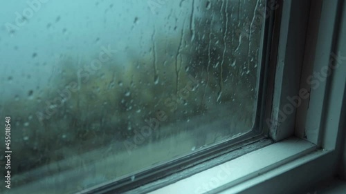 rain storm outside
