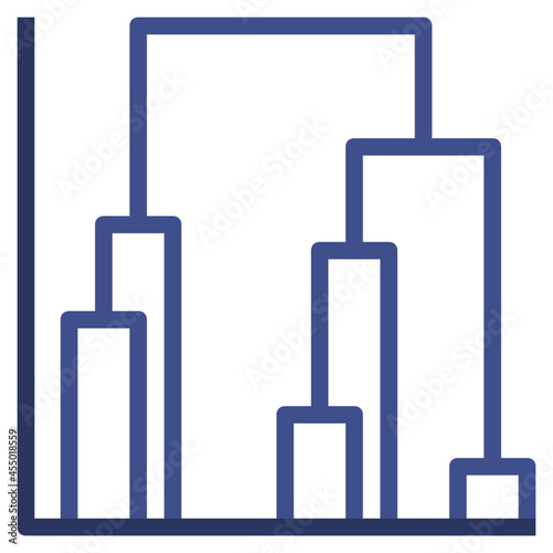 correlation line icon