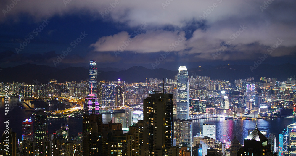  Hong Kong city night