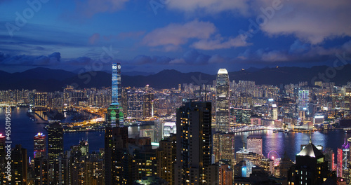 Hong Kong city night © leungchopan