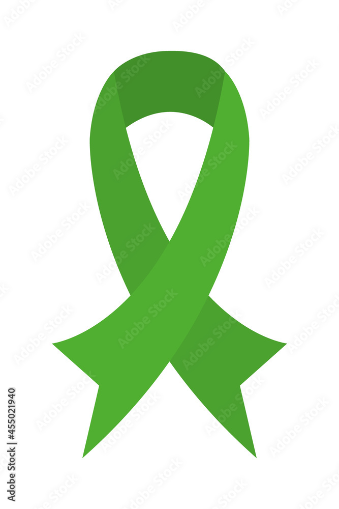 green aids ribbon icon green aids ribbon icon