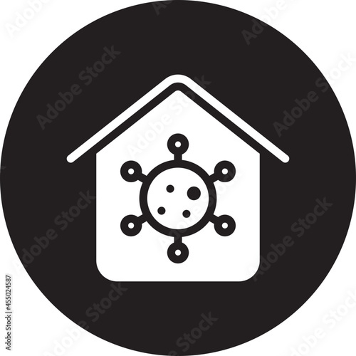Quarantine glyph icon