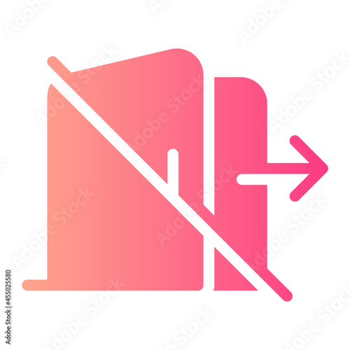 Not Go gradient icon