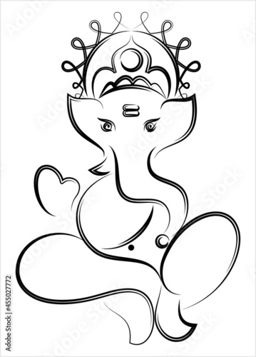Ganesha Pen Ink Style M_2109019